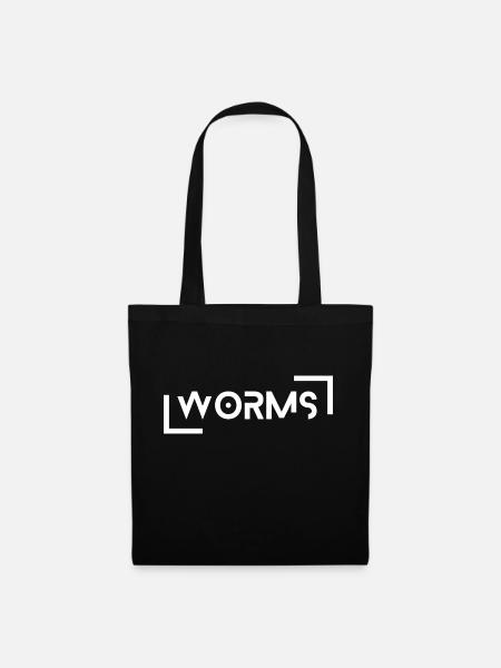 Worms - Stoffbeutel - Schwarz