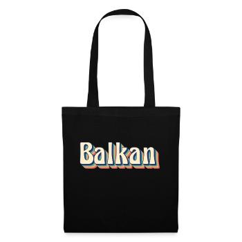 Balkan Papa bosnien serbien kroatien montenegro kosovo - Stoffbeutel - Schwarz - Vorne
