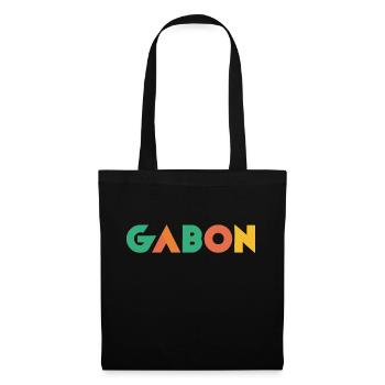 Gabon - Sac en tissu - noir - Devant