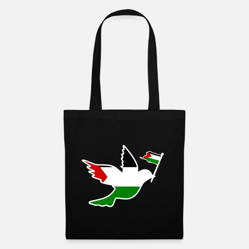 Free palestine - Stoffbeutel - Schwarz