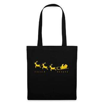 Rockin Around - Christmas - Stoffbeutel - Schwarz - Vorne