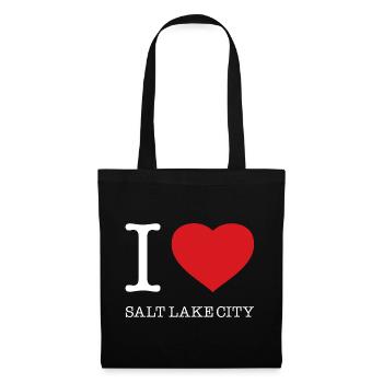 I LOVE SALT LAKE CITY - Stoffbeutel - Schwarz - Vorne