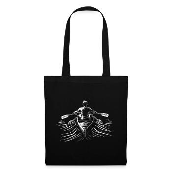 Rowing Line Art - Tote Bag - black - Front