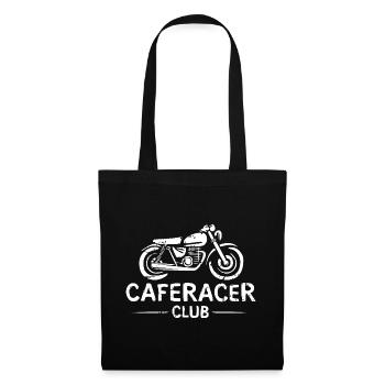 Moped caferacer club - Motorcycle and bike love - Tote Bag - black - Front