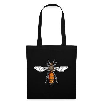 Reine des abeilles Abeille Abeille Abeille Abeille Apiculteur 1 - Sac en tissu - noir - Devant