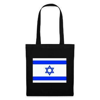 Israel Flag Flag Coat of Arms Star of David Jerusalen - Tote Bag - black - Front