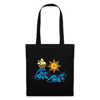 Journey to a better world - Tote Bag - black - Front