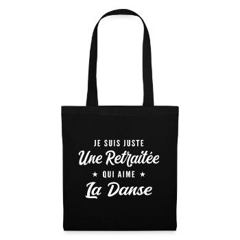 I am a retiree who loves dancing - Tote Bag - black - Front