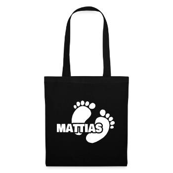 Birth of Mattias - Tote Bag - black - Front