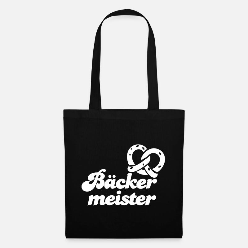 Bäckermeister - Stoffbeutel - Schwarz