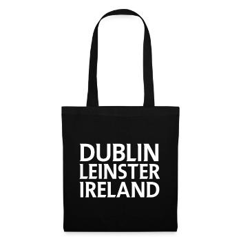 Dublin – Ireland Textdesign - Tote Bag - black - Front