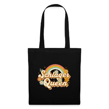 Fête des années 70 de la Reine du Schlager - Sac en tissu - noir - Devant