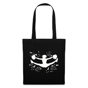 Cheerpom pom girls Mom Cheerleading - Sac en tissu - noir - Devant