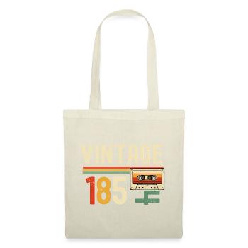 Vintage 85 Cassette Neon Stripes - Tote Bag - nature - Front