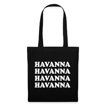 La Havane - Sac en tissu - noir - Devant