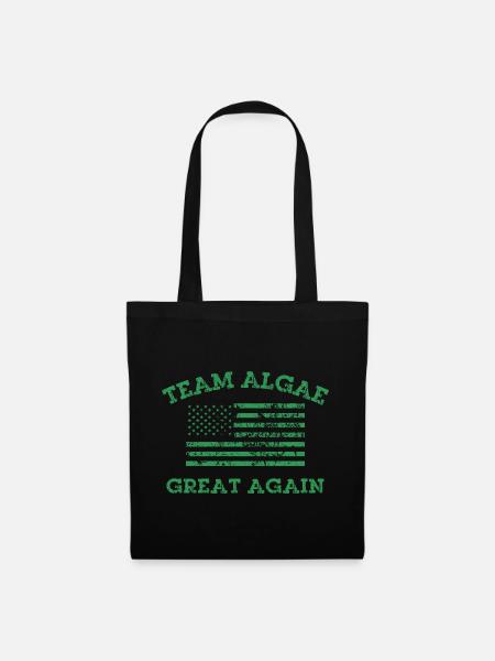 Team Algen - Stoffbeutel - Schwarz