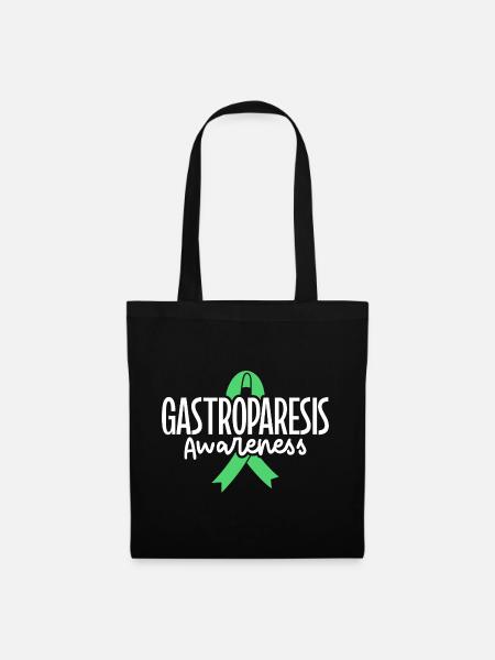 Gastroparese Aufklärung - Stoffbeutel - Schwarz