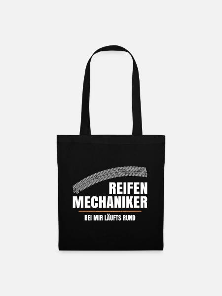 Reifenmechaniker - Stoffbeutel - Schwarz