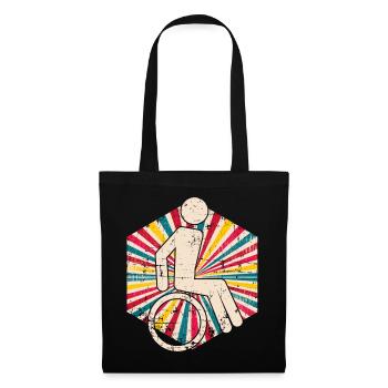 Vintage Wheelchair - Tote Bag - black - Front