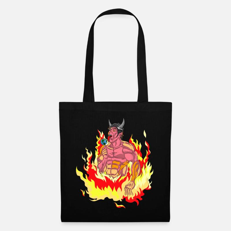 DEVILS CANDY HELL - SWEET TO SET THE WORLD ON FIRE - Stoffbeutel - Schwarz