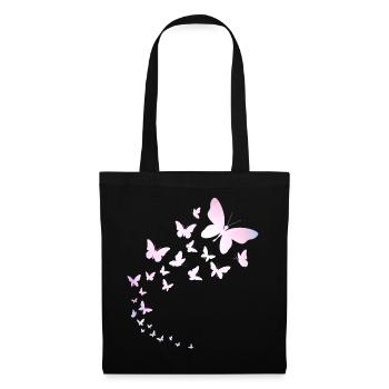 Butterflies fly - Tote Bag - black - Front