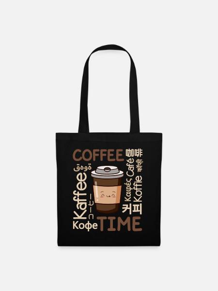 Coffee time - Tote Bag - black
