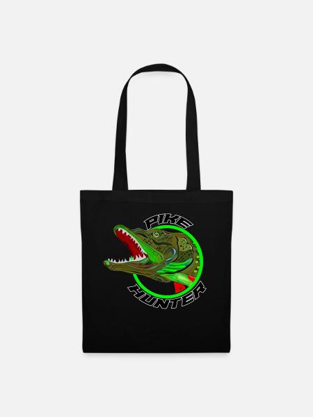 Pike hunter - Tote Bag - black