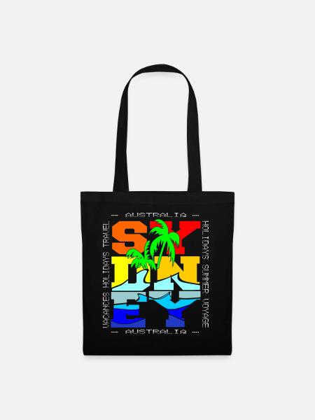 sydney australien - Stoffbeutel - Schwarz