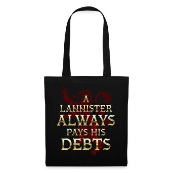Game Of Thrones A Lannister Always Pays His Debts - Tote Bag - black - Front
