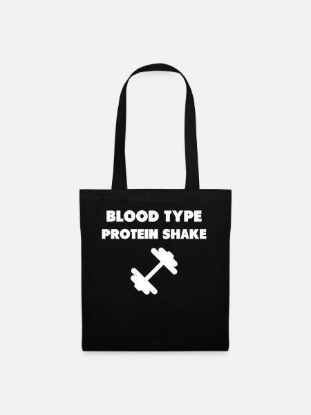 Funny Gym Shirt - Tote Bag - black