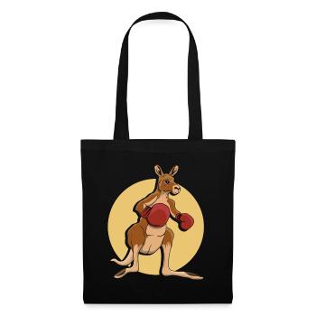 Kangaroo boxer - Tote Bag - black - Front