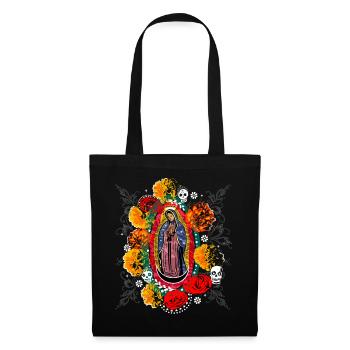 Halloween Day of the Dead Guadalupe - Tote Bag - black - Front