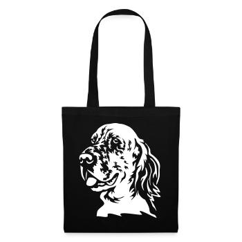 English Setter Head "Black Edition" - Tote Bag - black - Front