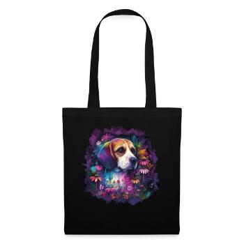 Beagle Beagle Motif Gift - Tote Bag - black - Front