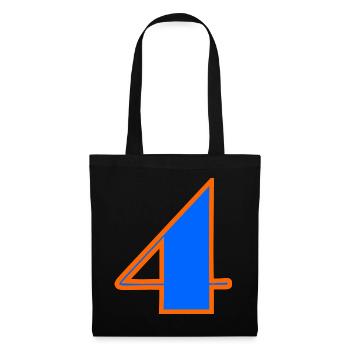 4 YEARS,4TH BIRTHDAY,4 YEARS,FOUR - Tote Bag - black - Front