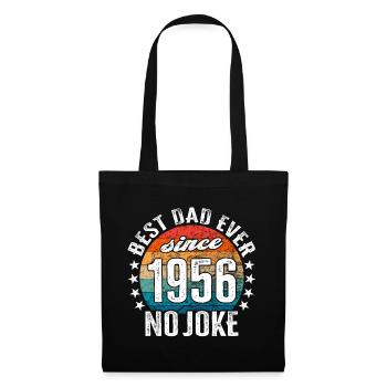 Best dad in the world since 1956 No Joke - Tote Bag - black - Front