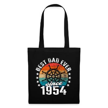 Best dad in the world since 1954 captain - Tote Bag - black - Front