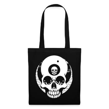 Horror Skull Skull Art Skull Gothic Heavy Metal - Tote Bag - black - Front
