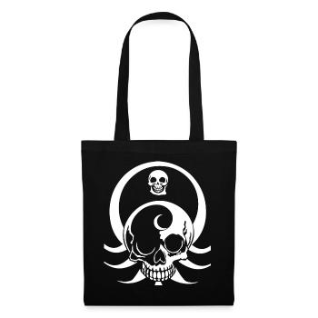 Horror Skull Skull Art Skull Gothic Heavy Metal - Tote Bag - black - Front