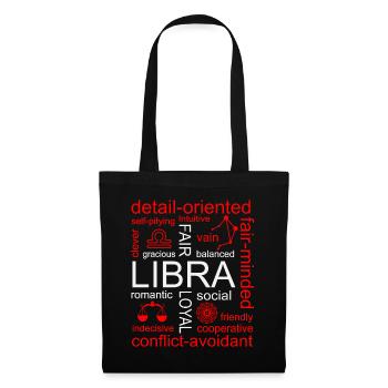 Libra Zodiac Sign - Tote Bag - black - Front