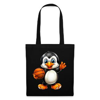 Little Basketball Penguin - Tote Bag - black - Front