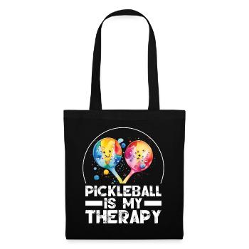 Pickleball is My Therapy - Tote Bag - black - Front