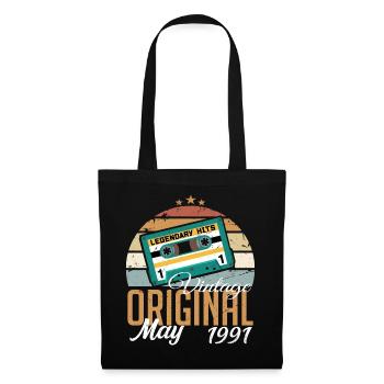 Cadeau d’anniversaire mai 1991 1991 mai - mai 1991 - Sac en tissu - noir - Devant