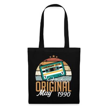 Cadeau d’anniversaire mai 1990 1990 mai - mai 1990 - Sac en tissu - noir - Devant