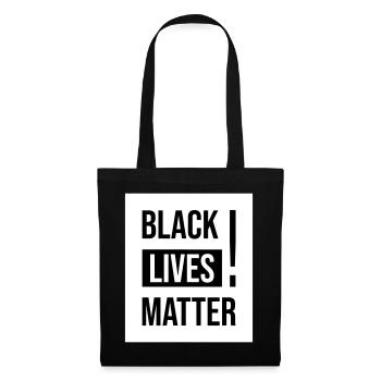 Black Lives Matter Shirt Gift - Stoffbeutel - Schwarz - Vorne