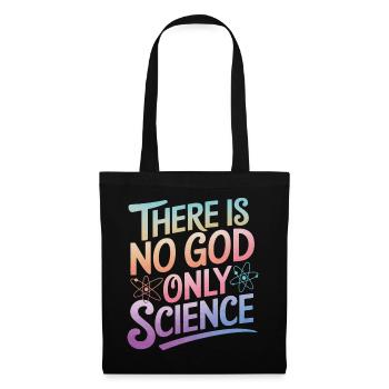 Atheismus Atheist Anti-Religion Agnostiker - Stoffbeutel - Schwarz - Vorne