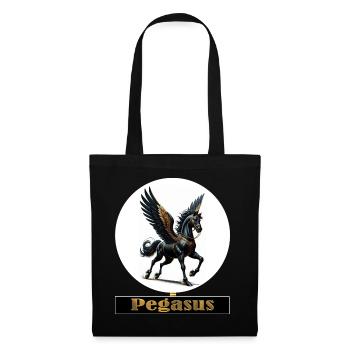 Pegasus with black wings - Tote Bag - black - Front