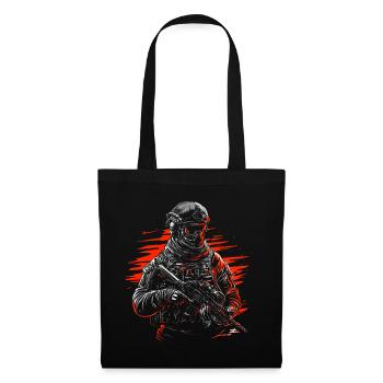 Forces spéciales - Sac en tissu - noir - Devant