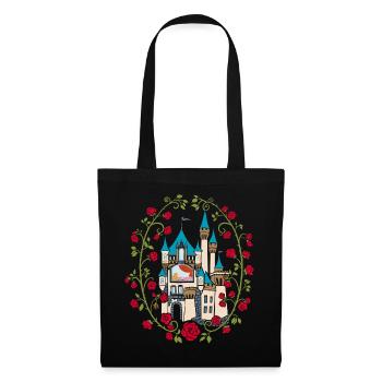 Sleeping Beauty Castle Fairy Tale - Tote Bag - black - Front