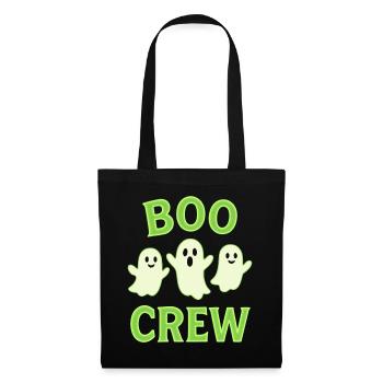 Boo Group – T-shirt fantôme d'Halloween amusant - Sac en tissu - noir - Devant